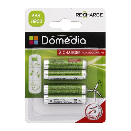 Dom.Pile.Rech.800Mah.Hr03X4