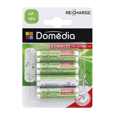 Dom.Pile.Rech.1900Mah.Hr6X4