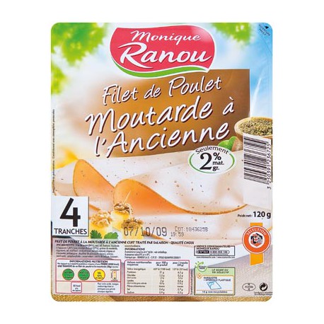 Ranou Flt Poulet Mout 4Tr 120G