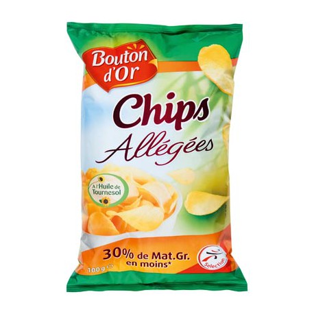 Bouton Or Chips Allegee 100G