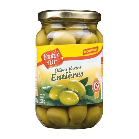 Bouton Dor Oliv.Vert Entie200G