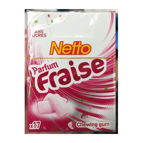 Netto Chewinggum Fraise3X25G