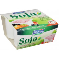 Pat.Soja Fruits Rouges 4X100G
