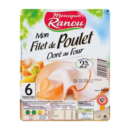 Ranou Flt Poulet Dore 6T 240G