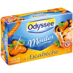 Odyssee Moules Escabeche 111Gr