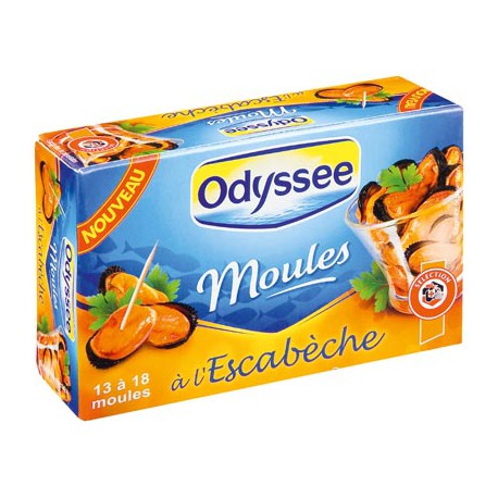 Odyssee Moules Escabeche 111Gr