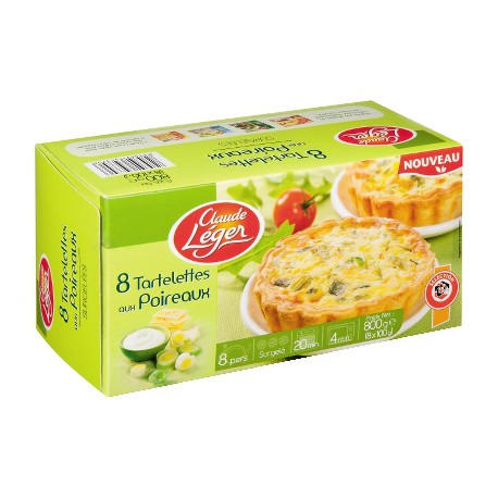 Ranou Tarte Poireaux 8X100G