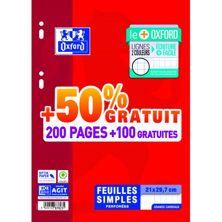 Oxford 200+100 Fm A4 Seyes