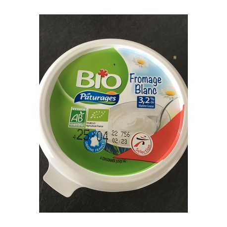 Pat.Bio Fge Frais 3.6%Mg 500G