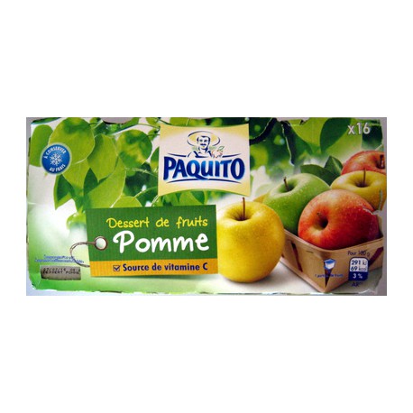 Paquito Dess.Frt Pomme 16X100G
