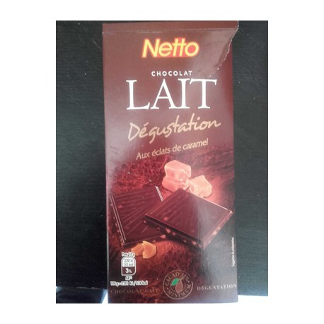 Netto Tab.Lait Ecla Caram.100G
