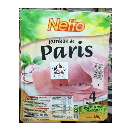 Netto Jbn Paris Dd 4T 180G