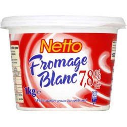 Netto Fromage Blanc 7.8%Mg 1Kg