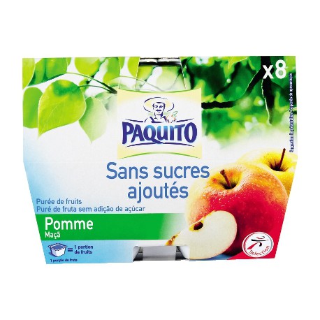 Paquito Pomme Sans Sucre8X100G