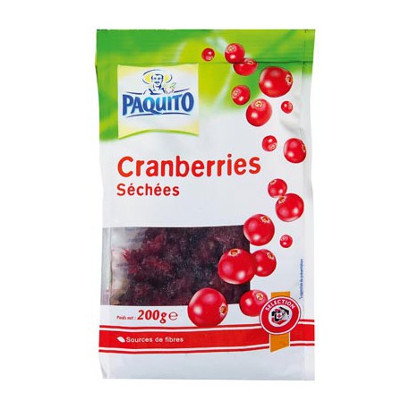 Paquito Cranberries Seches200G