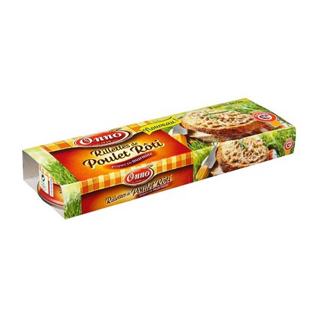 Onno Rillette/Poulet 3X72G