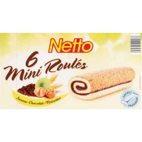 Netto Mini Roules Choc/Nois150