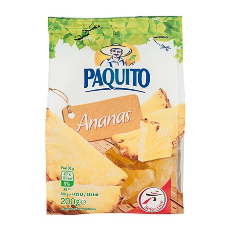 Paquito Ananas Morceaux 200G