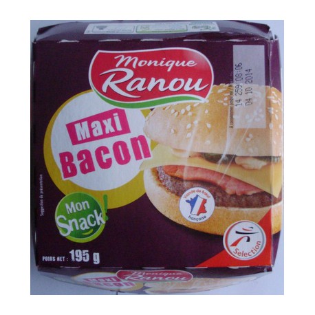 Ranou Mx Cheese Burg Bacon195G