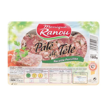 Ranou Pate Tete Persille 180G