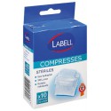 Labell Compr. Gaze Sterilx10