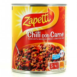 Zapetti Chili Con Carne Zapetti Bte 4/4 800G