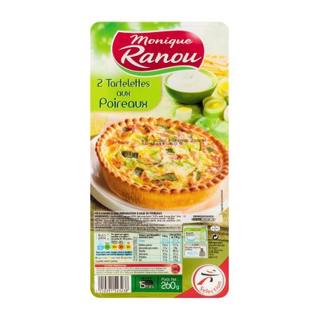 Ranou 2 Tarte Poireaux 260G
