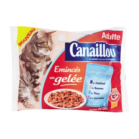 Canaillou Sachet Poisson4X100G