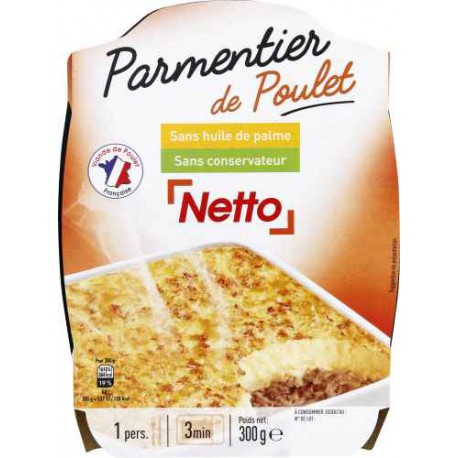 Netto Parmentier Poulet 300G