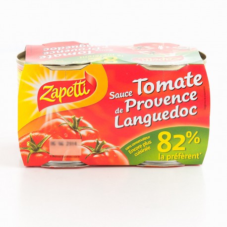 Zapetti Sauce Tomates Zapetti Boite 1/4 2X190G