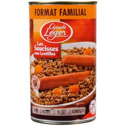 C.Leg Saucisse/Lentille 1.26Kg