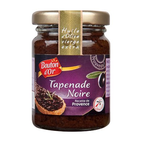 Bouton Dor Tapenade Noire 90G