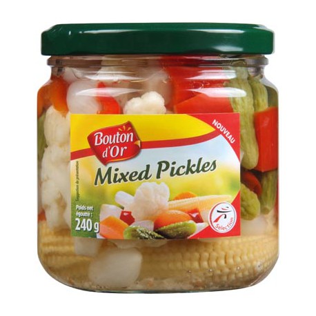 Bouton D Or Mixed Pickles 240G