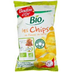 Bouton Or Chips Nat Bio 125G
