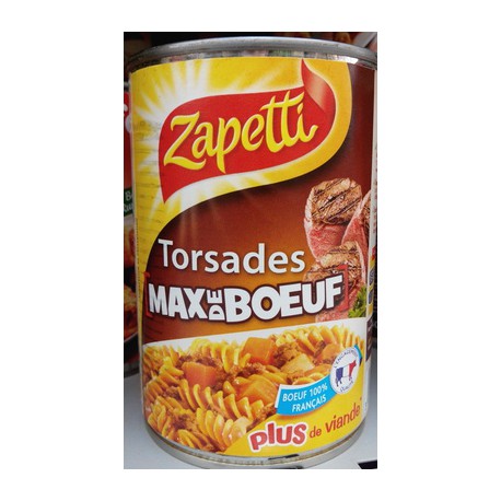 Bte 1/2 400G Torsades Max Bœuf Zapetti