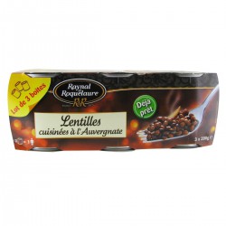 Rr Lentilles Cuisinées À L Auvergnate Lot De 3 X 200G