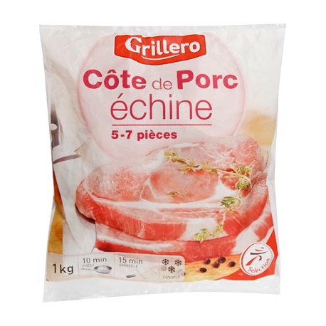 Grillero Cote Porc Echine 1Kg