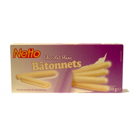 Netto Batonnet Chocoblanc 150G