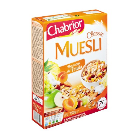 Chabrior Muesli Frts Floco.750
