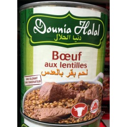 Dounia Boeuf Lentille 840G