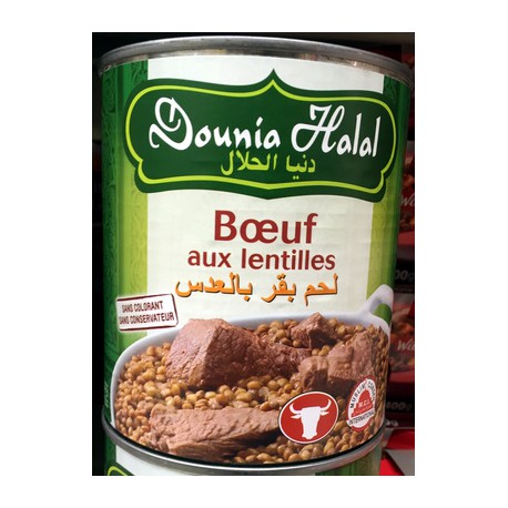 Dounia Boeuf Lentille 840G