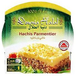 300G Bq Micro Onde Hachis Parmentier Halal Dounia