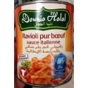 Dounia Plat Cuisiné Halal Ravioli Pur Bœuf La Boite De 800 G