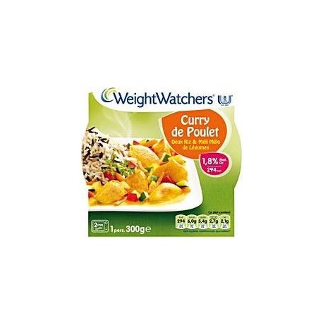 300G Curry De Poulet Deux Riz, Méli-Mélo De Légumes Bqt Mo W