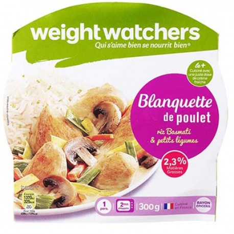 300G Blanquette De Poulet Riz Basmati Et Petits Légumes Bqt