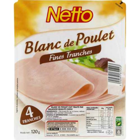 Netto Filet Plt Tra Finx4 120G