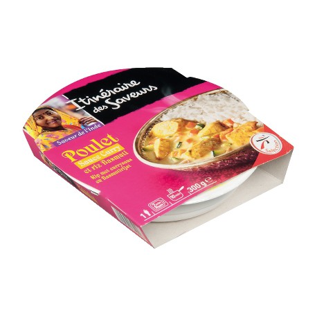 Ids Poulet Au Curry Riz 300G