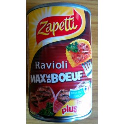 Bte 1/2 400G Ravioli Max Bœuf Zapetti