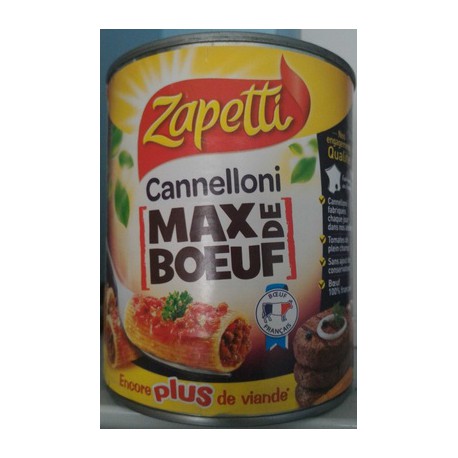 4/4 Cannelloni Max Boeuf Zapet
