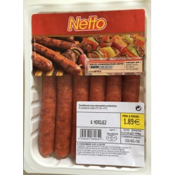 Netto 6 Merguez 300G